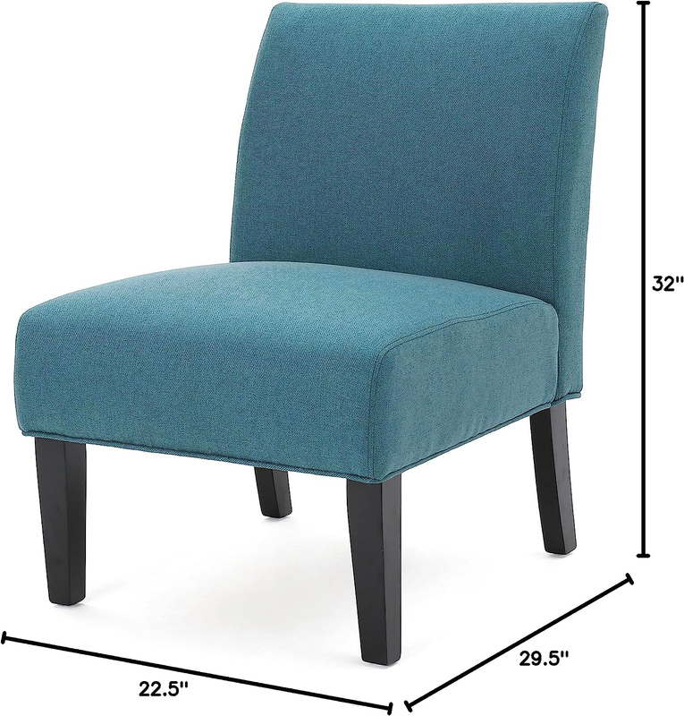 Kassi Fabric Accent Chair, Dark Teal 29. 50&rdquo;D X 22. 50&rdquo;W X 32. 00&rdquo;H