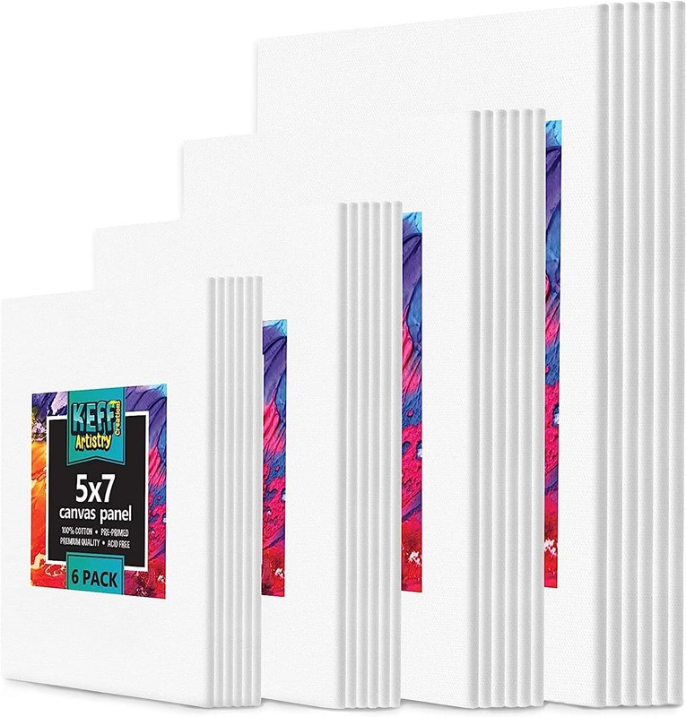 Canvas Panels Boards 5x7, 8x10, 9x12, 11x14 Inches