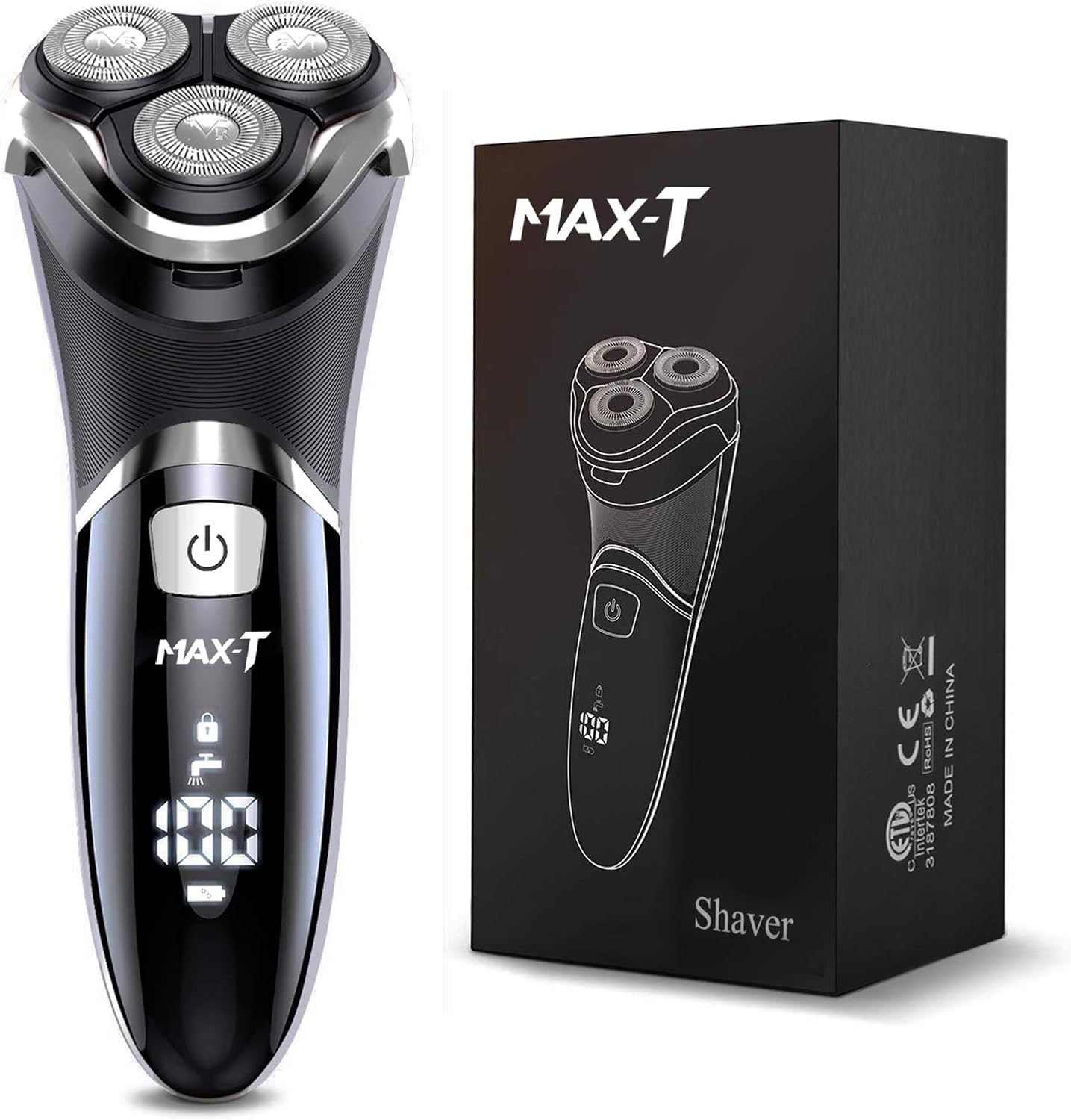 Electric Shaver for Men by MAX-T Series 3D ProSkin Rechargeable Wet Dry Electric