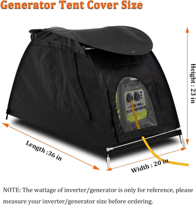 Coverify Generator Cover While Running Portable Waterproof Generator Storage Co