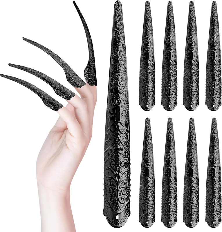 Finger Claws Halloween Witch Vampire Nails Talon Gothic Cosplay Costume Jewelry