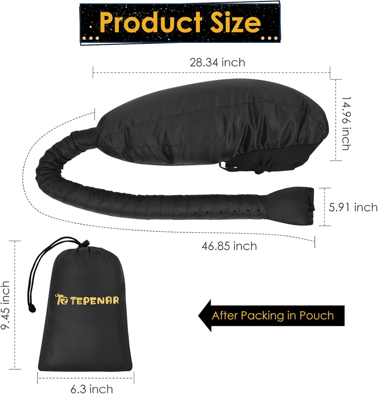 Bonnet Hair Dryer Attachment: Upgraded Extra Large Hooded Hair Dryer Adjustable