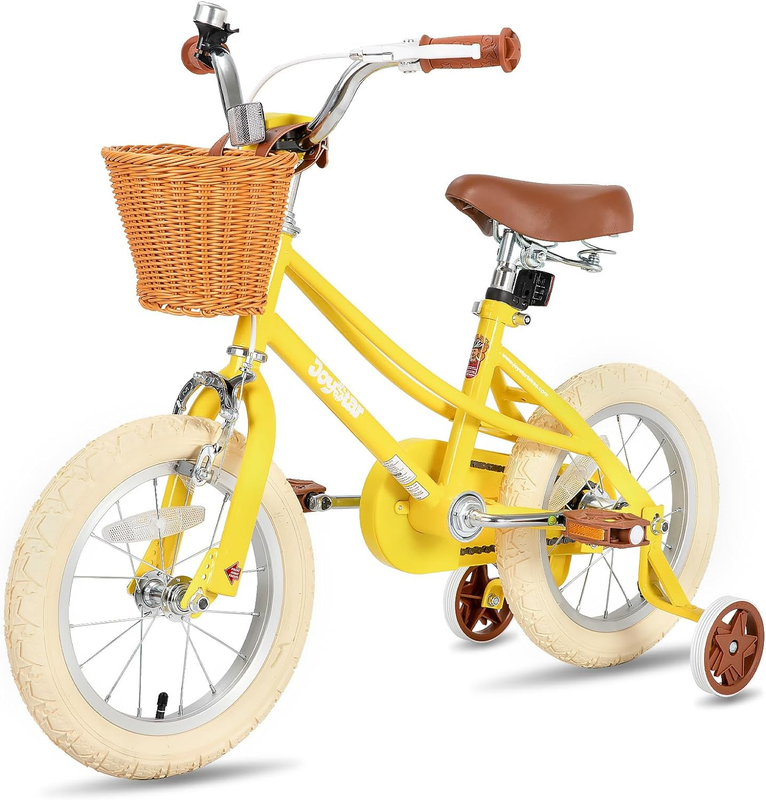 Girls Bike for 2-12 Years Old Toddlers and Kids, 12" 14" 16" Kids Bike with Trai