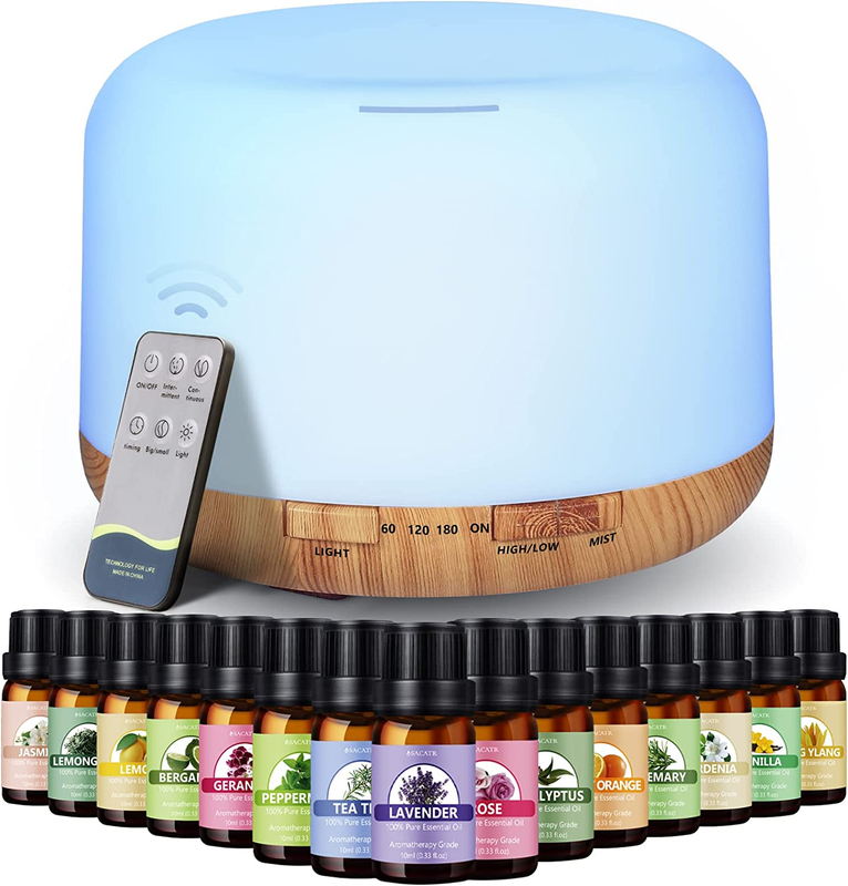 Diffusers, Aromatherapy Diffuser With 2 Mist Mode