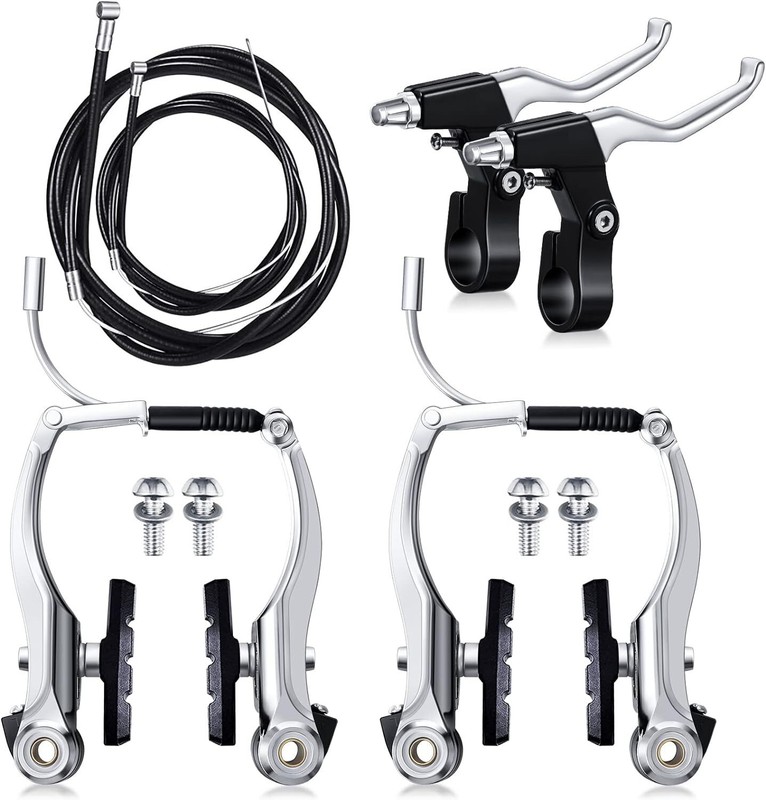 Boao Complete V-Type Bike Brake Set, Front and Rear Bike MTB