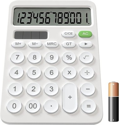 GUYUCOM Calculator 12-Digit Calculators with LCD Display Sensitive Button.