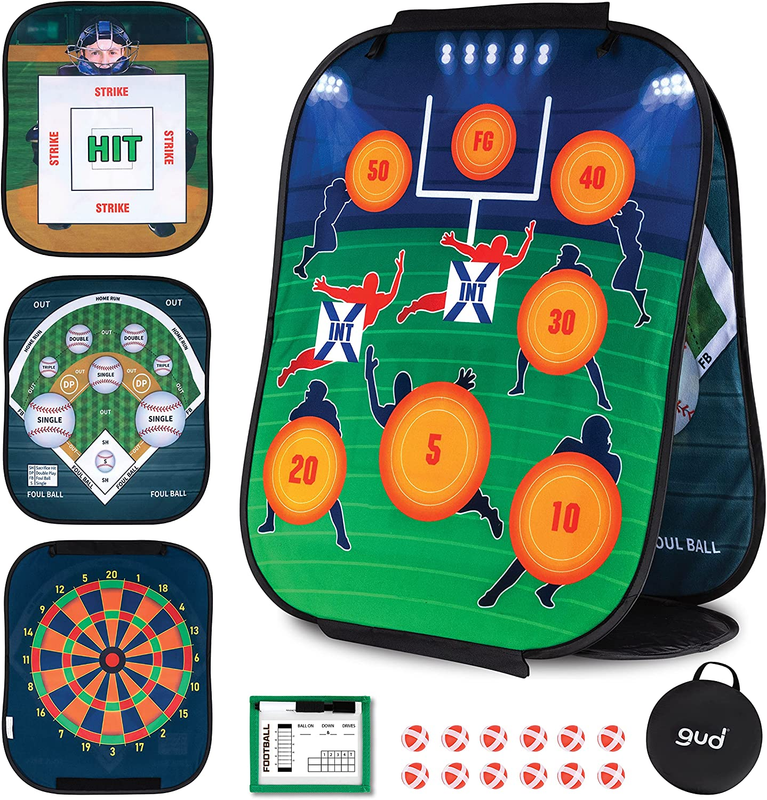 Football, Baseball & Darts Sports Games Toy, Yard Lawn Target Football Toy