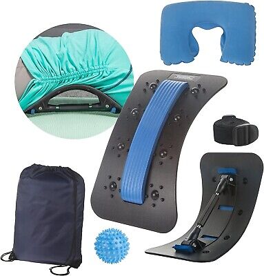 Back Stretcher, Popper Spine Chiro Board, Neck Pillow, Massage Ball & Travel Bag