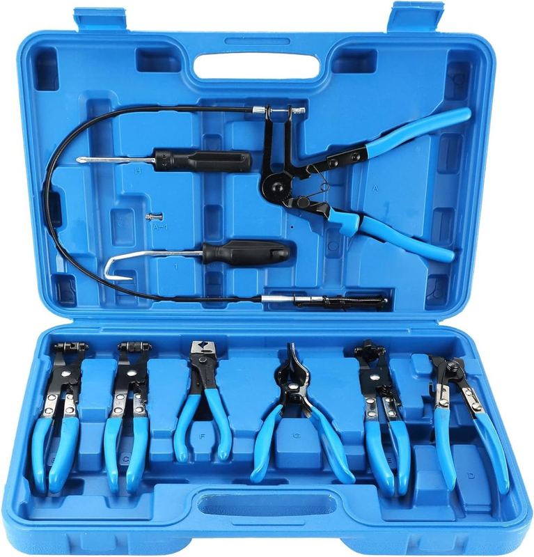 9 Piece Professional Car Hose Clamp Pliers Set