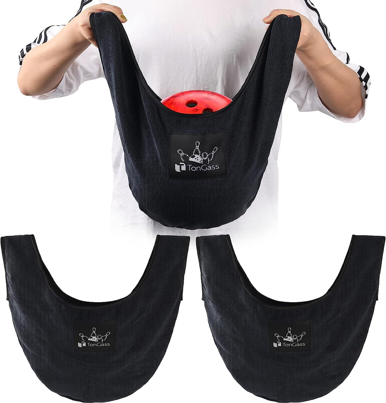 (3-Pack) Giant Microfiber Bowling Ball Seesaw Towel - Washable Microfiber Bowlin