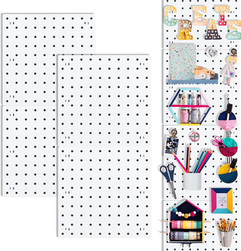 Pegboards Pegboard Wall Organizer Panels Peg Boards for Wall Craft Room Kitc