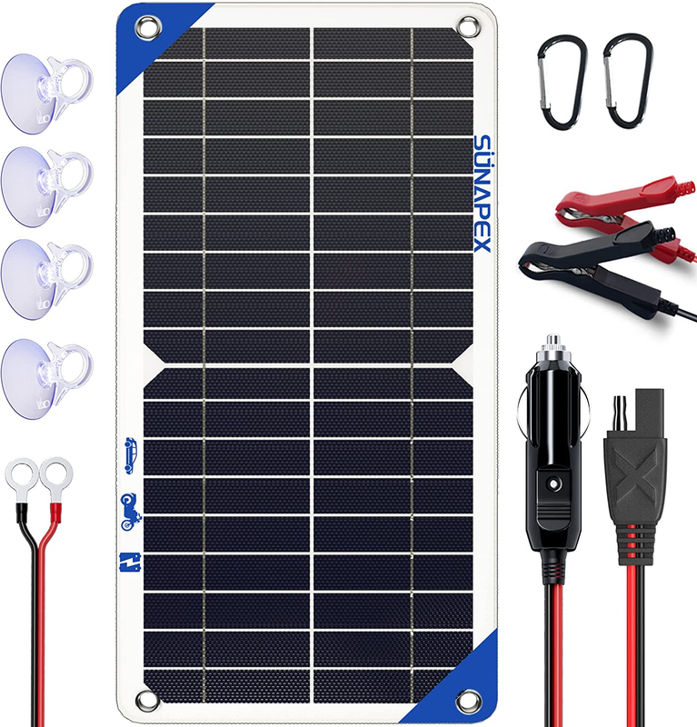 10W 12V Solar Panel Car Battery Charger 12 Volt Waterproof Solar Powered Charger