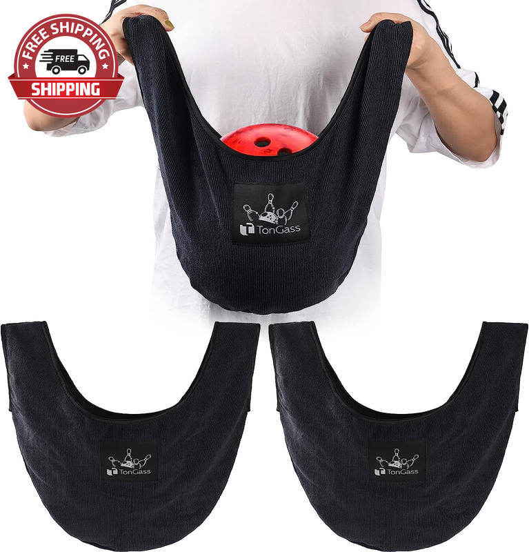 (3-Pack) Giant Microfiber Bowling Ball Seesaw Towel - Washable Microfiber Bowlin