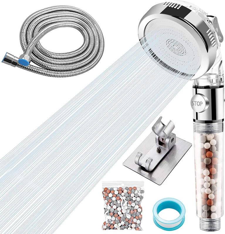 With Handheld,  Showerheads With Hose And Holder, High-pressure Wate