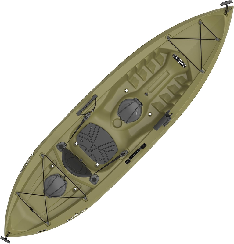 Tamarack Angler Sit-On-Top Kayak, Olive, 120"