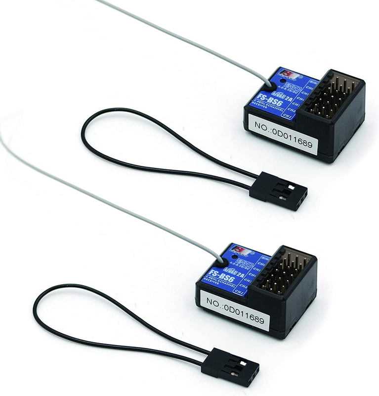 Flysky FS-BS6 Receiver 2.4Ghz 6CH AFHDS2 for Flysky FS-GT5 FS-IT4S Transmitter