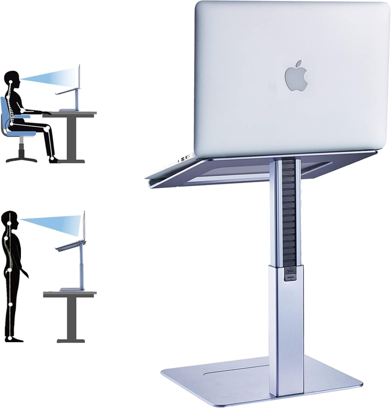 Adjustable Laptop Stand, Tall, Strong, Airflow, Suitable for 13.3-17.3 Inch Lapt