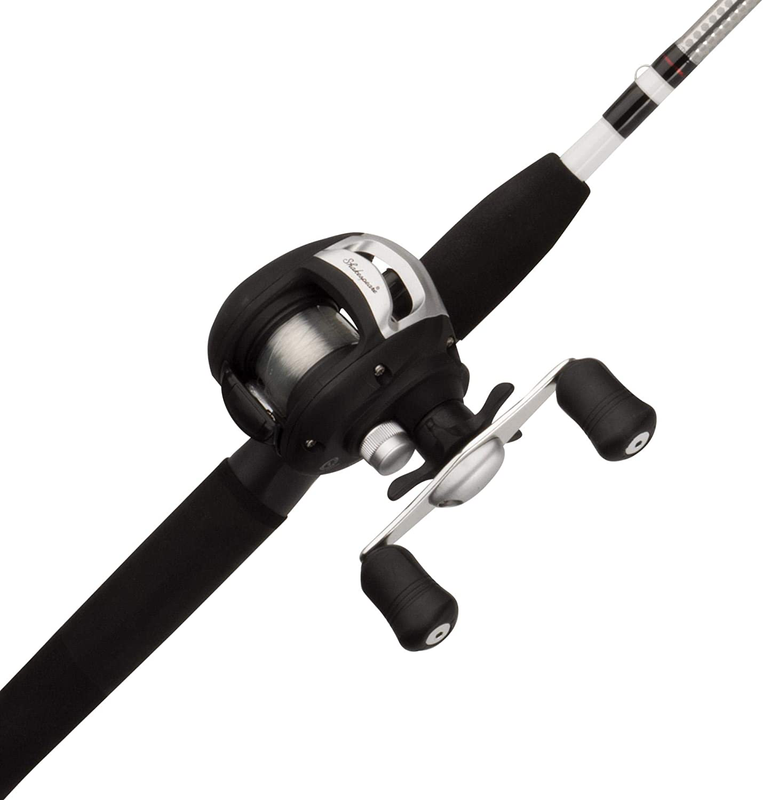 Shakespeare Alpha Low Profile Baitcast Reel And Fishing Rod Combo Lightweight