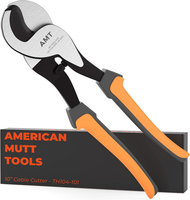 AMERICAN MUTT TOOLS 10 Inch Cable Cutters Heavy Duty Shears | Heavy Duty Wire Cu