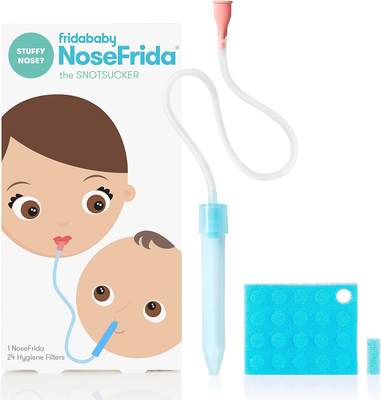 Frida Baby Nasal Aspirator Nosefrida the Snotsucker with 24 Extra
