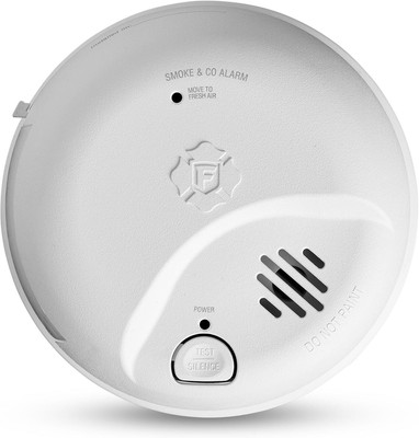 First Alert SMICO100-AC Interconnect Hardwire Combination Smoke 1-Pack, White 