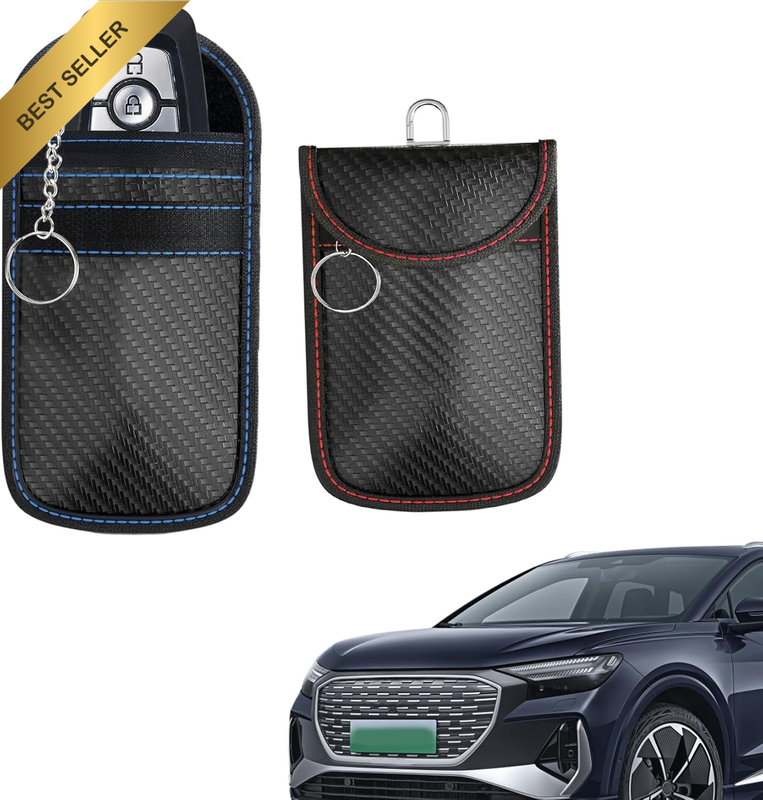 2PCS Faraday Bag for Key Fob, Faraday Key Fob Protector, anti Theft 4.7