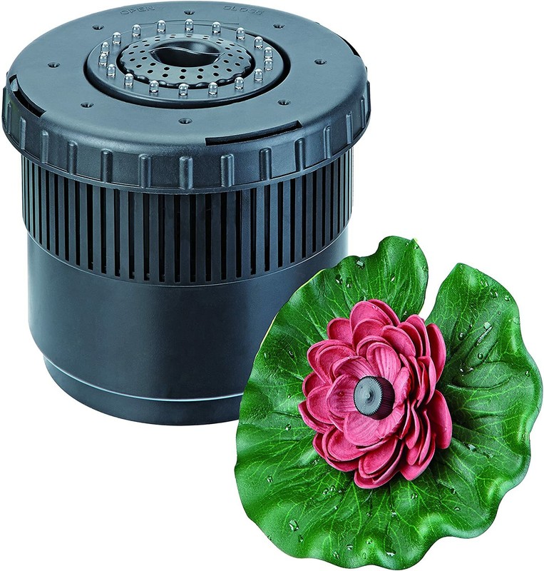 Pontec PondoAir Set 1200 LED Belüftungssets, Schwarz, 1,2 l/h 1.200 