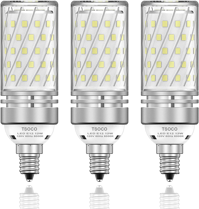 12w Led Chandelier Light Bulbs100 Watt Equivalent3000k Warml