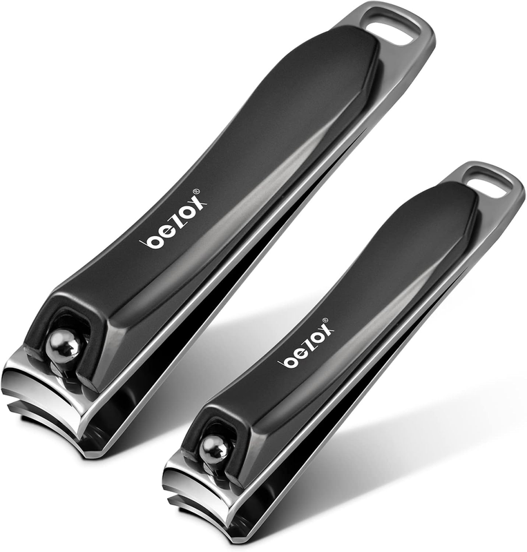 BEZOX Ergonomic Stainless Steel Nail Clipper Set for All Ages