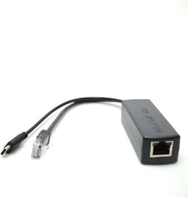 LOT OF 7 Gigabit USBC PoE Splitter IEEE802.3af Power Over Ethernet Raspberry Pi