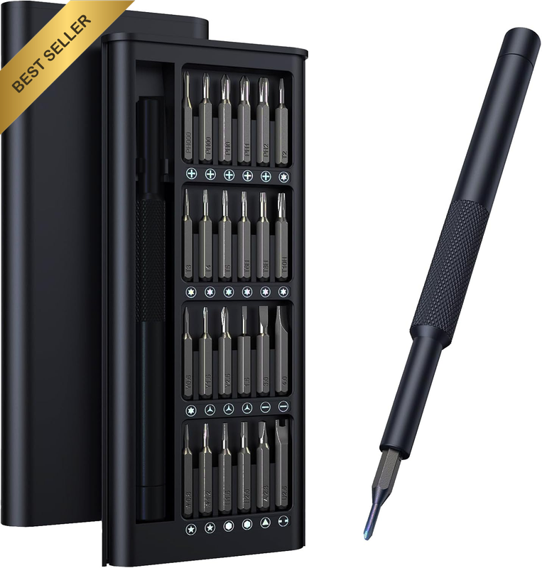 Precision Screwdriver Set, 24 in 1 Professional Magnetic Bits Screw Kit Mini Rep