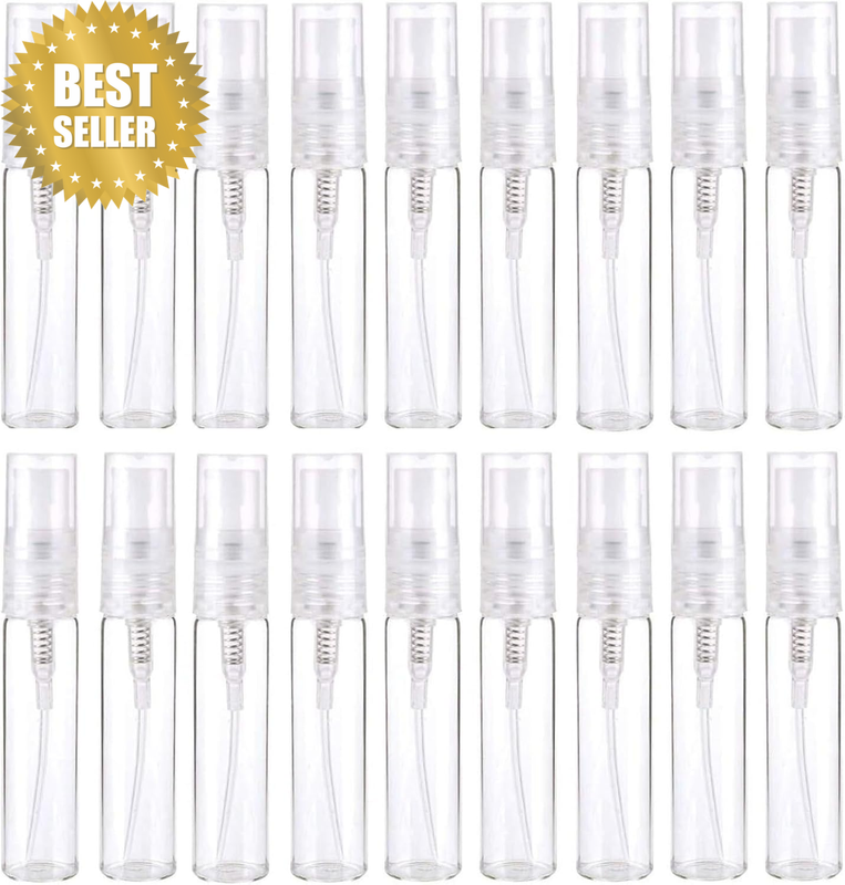 Perfume Bottles, Small Atomizer, Pack of 20, 5 Ml, Ideal for Travel and Daily Us