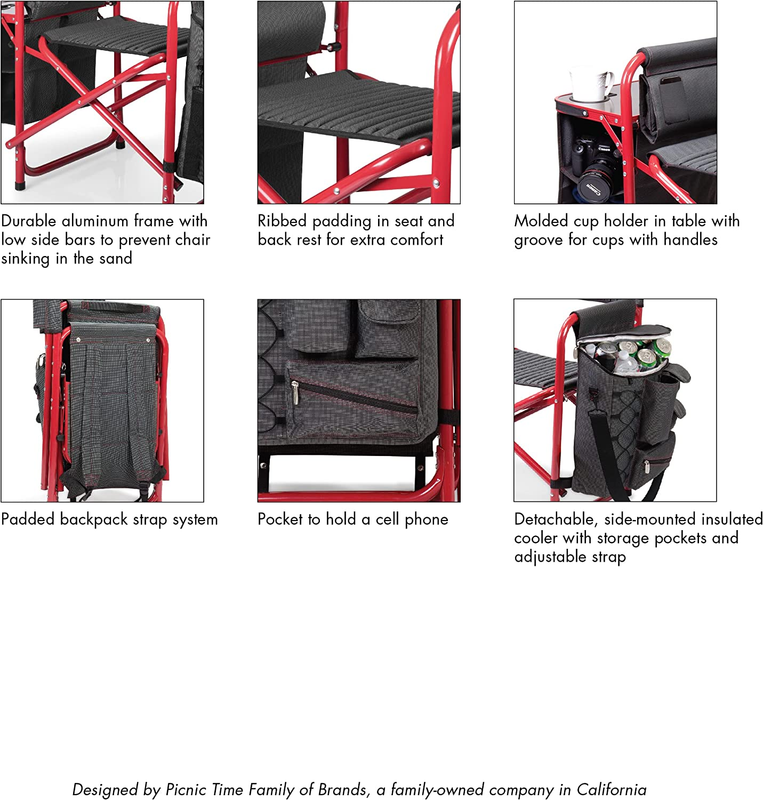 ONIVA - a  Brand - Fusion Camping Chair with Side Table and Soft Cooler - Beach