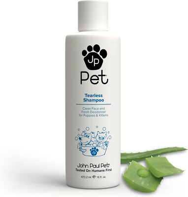 John Paul Pet Tearless Odor Absorbing Shampoo, Clean and Fresh Low PH Formula