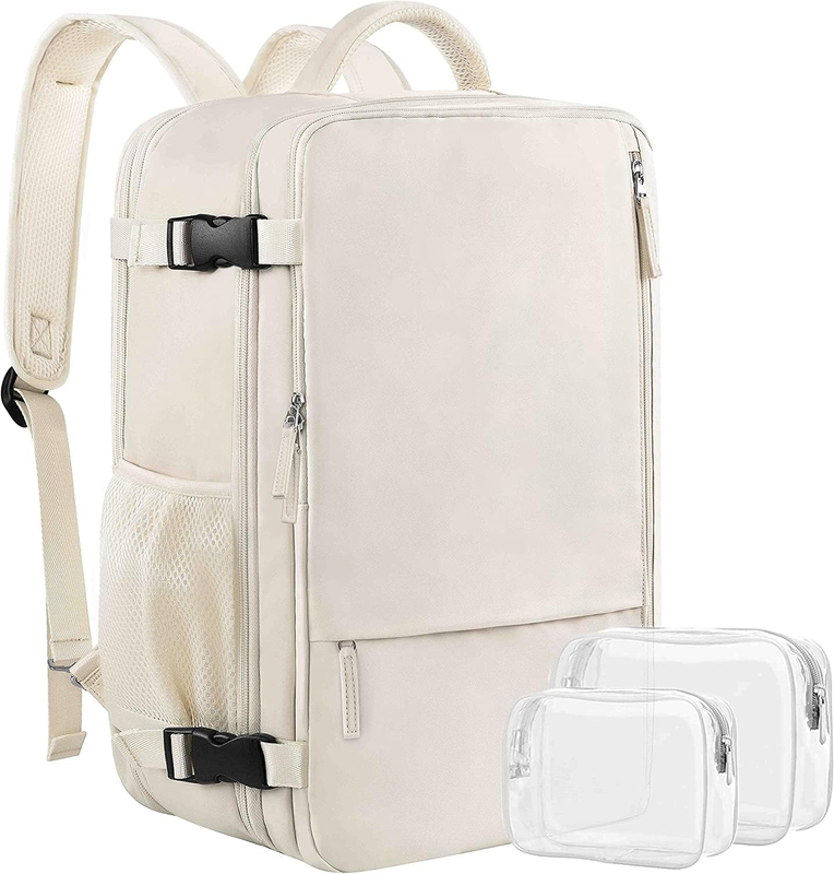 Large Travel Backpack for Women, 40L Carry on Backpack, 17 Inch Laptop Waterproo