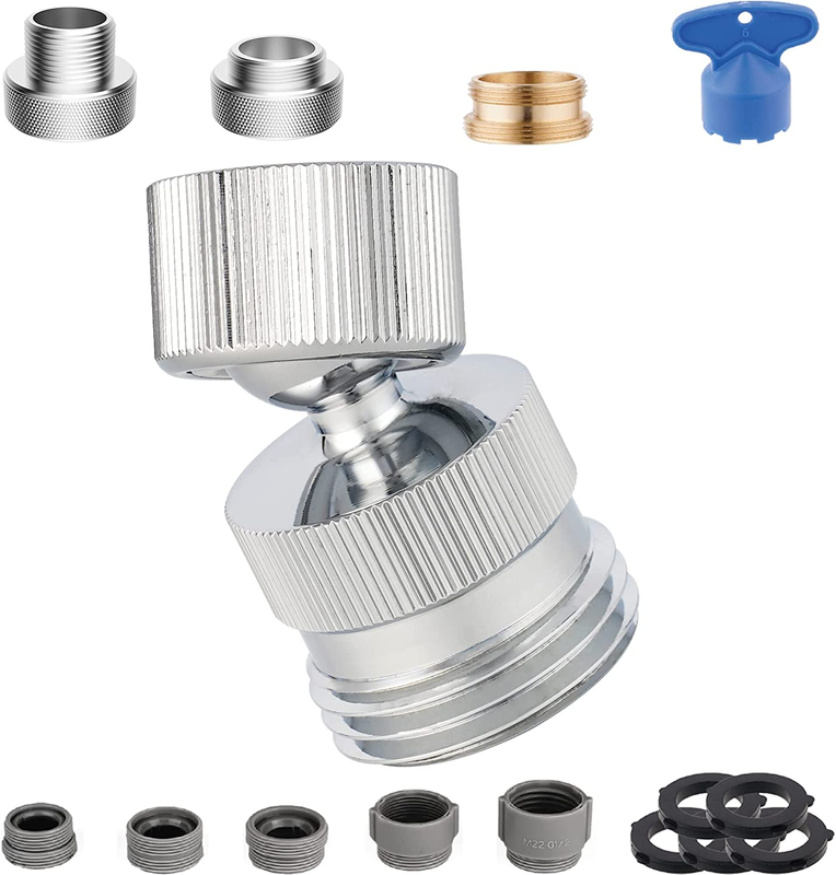 Adapter Kit, Sink To Hose Adapter With Swivel Ball Joint,
