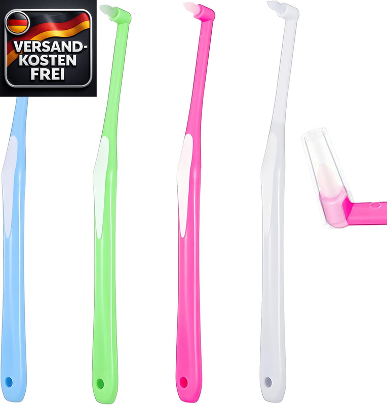 Tuft Zahnbürste Soft Interdental Bürste Kieferorthopädische Zahnspangen 4 Stück