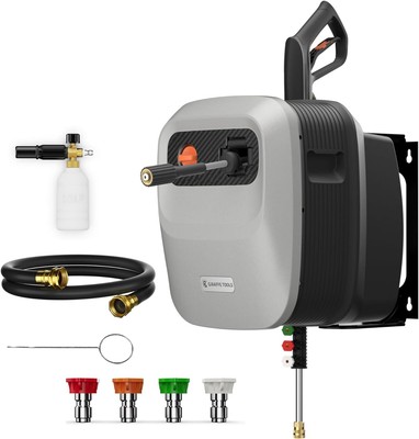 Pressure Washer, Wall Mount Pressure Washer with 180°Rotating Bracket