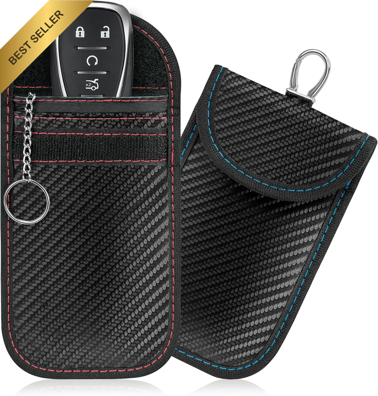Faraday Pouch for Car Keys - 2 Pack Waterproof Faraday Key Fob Protector,Premium