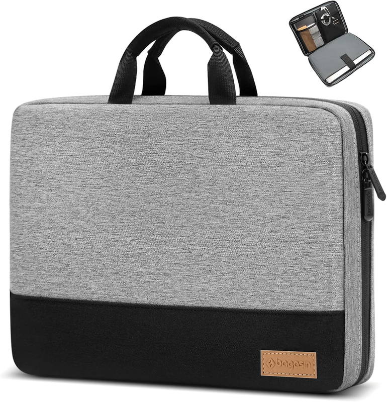 Laptop Sleeve Case, 15 15.6 16 inch TSA Laptop Sleeve Water Resistant with 4-Lay