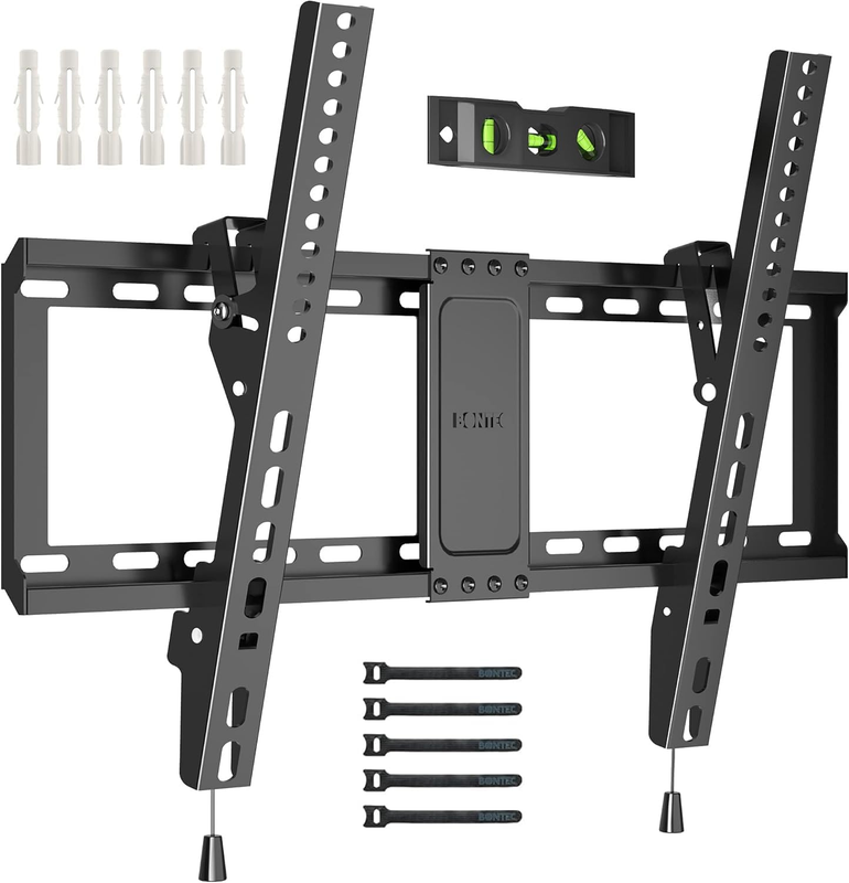 TV Wall Bracket 37-82 Inch Tilt Mount 60kg 600x400 Slim Heavy Duty Bracket