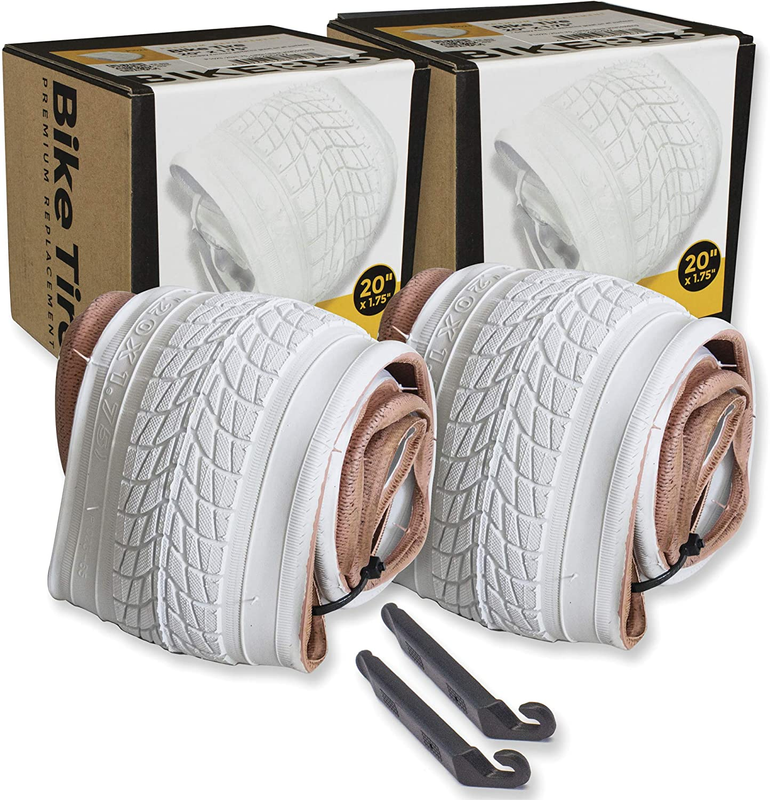 20 Inch Bike Tire Packages for Kids and BMX Tires. Fits 20X1.75 Bike Tube, Tire,