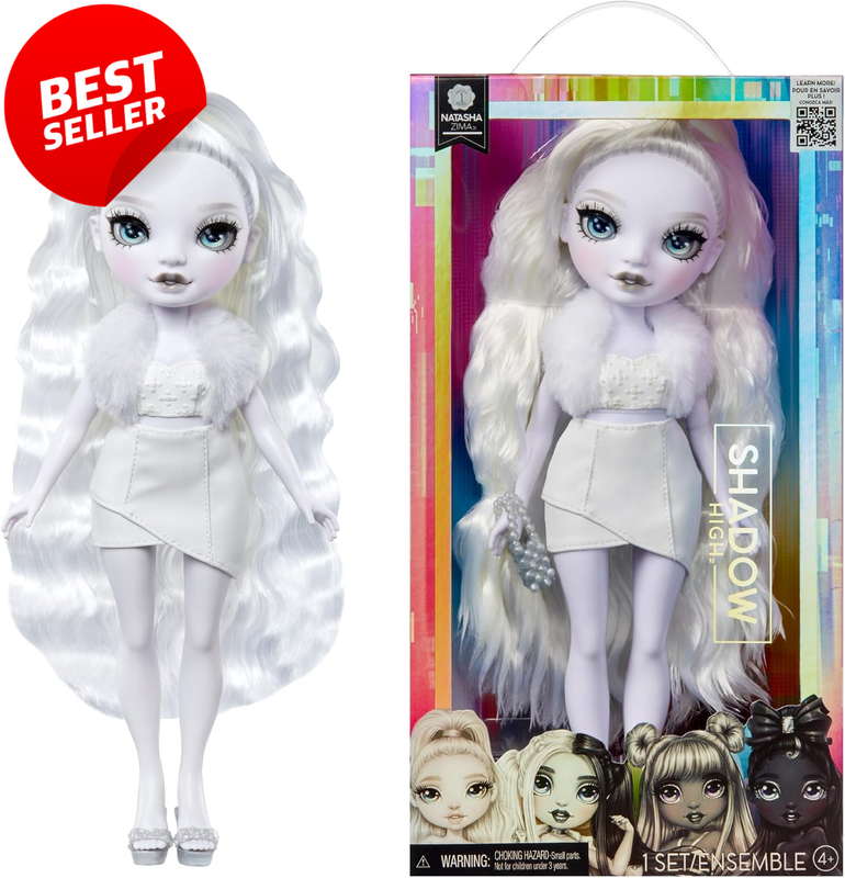 Shadow High Natasha Zima 11in Grayscale Fashion Doll White Hair Outfit - US