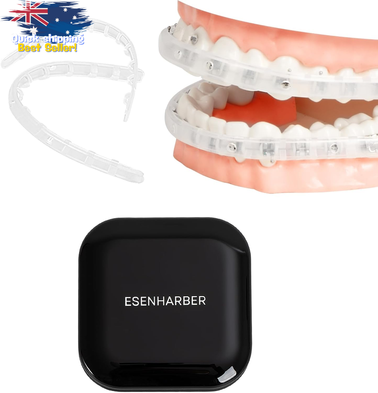 Comfort Cover Lip Protector, Clear Mouth Guard, Teeth Bumper, Portable Case