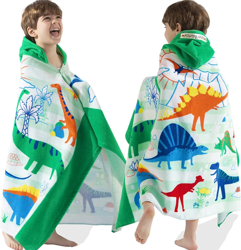 S With Hood | Soft Cotton (30x50 Inches) Beach | Pool | Bath