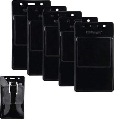 Wisdompro 5 Pack Clear Heavy Duty Pocket Protector for Shirts, Lab Coats, Pants 