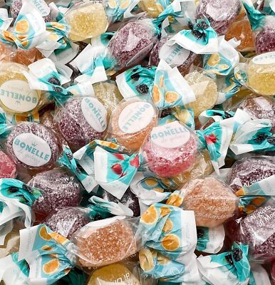 Fida Sugar Free Bonelle Italian Jelly Candy, Vegan, 1 Pound Bag