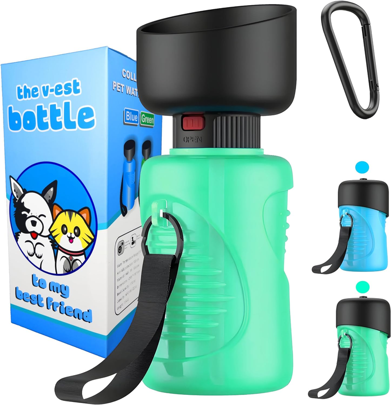 Dog Water Bottle - Dog Travel Water Bottle -Dog Bottle -Travel Dog Water Bowl -P