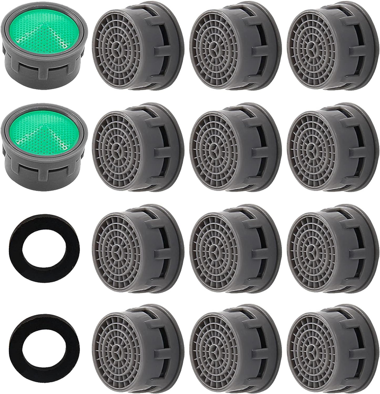 20 Pack Green Faucet Aerator with 2.2 GPM Flow Restrictor