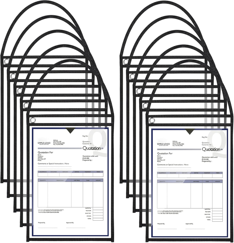 30 Pack Office Products Shop Ticket Holders with Hanging Strap...